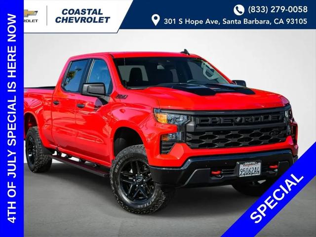 2024 Chevrolet Silverado 1500 4WD Crew Cab Standard Bed Custom Trail Boss for sale in Santa Barbara, CA