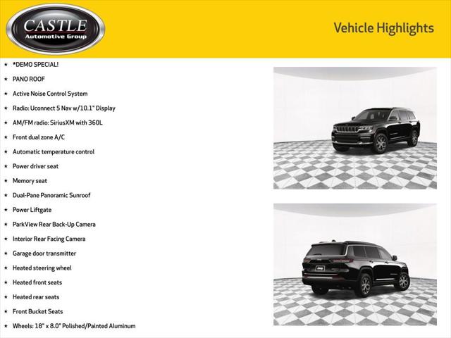 2025 Jeep Grand Cherokee GRAND CHEROKEE L LIMITED 4X4