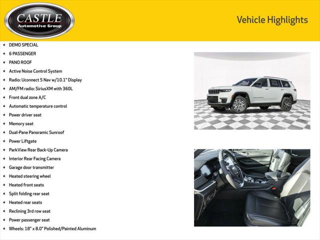 2025 Jeep Grand Cherokee GRAND CHEROKEE L LIMITED 4X4