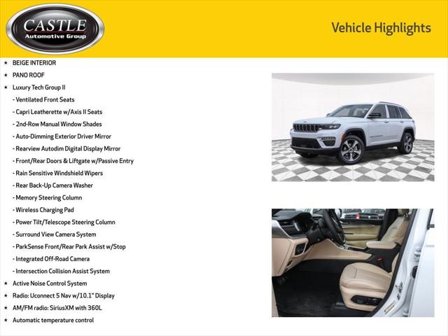 2025 Jeep Grand Cherokee GRAND CHEROKEE LIMITED 4X4