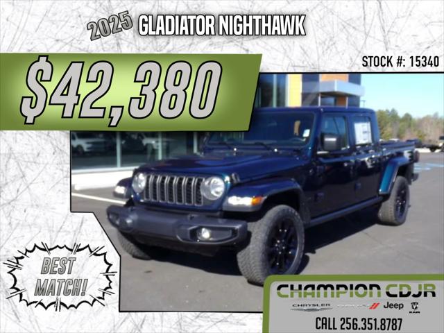 2025 Jeep Gladiator GLADIATOR NIGHTHAWK 4X4