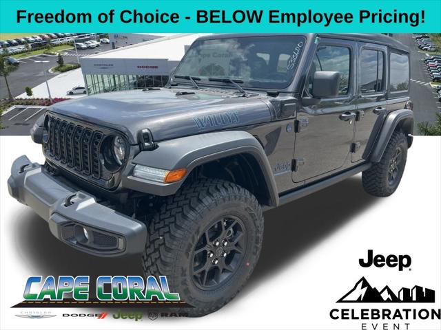 2025 Jeep Wrangler 4xe WRANGLER 4-DOOR WILLYS 4xe