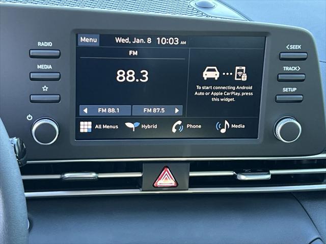 2025 Hyundai Elantra Hybrid Blue