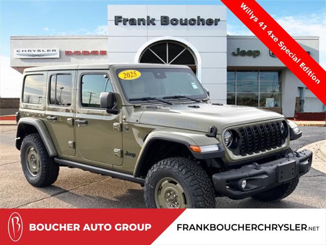 2025 Jeep Wrangler 4xe WRANGLER 4-DOOR WILLYS 41 4xe