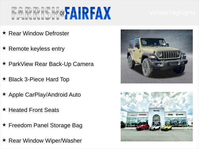 2025 Jeep Wrangler WRANGLER 2-DOOR SPORT S