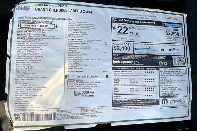 New 2025 Jeep Grand Cherokee For Sale in Millington, TN