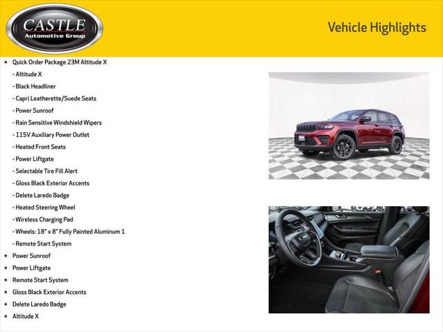 2025 Jeep Grand Cherokee GRAND CHEROKEE ALTITUDE X 4X4