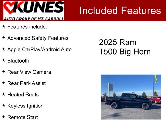 2025 RAM Ram 1500 RAM 1500 BIG HORN CREW CAB 4X4 57 BOX