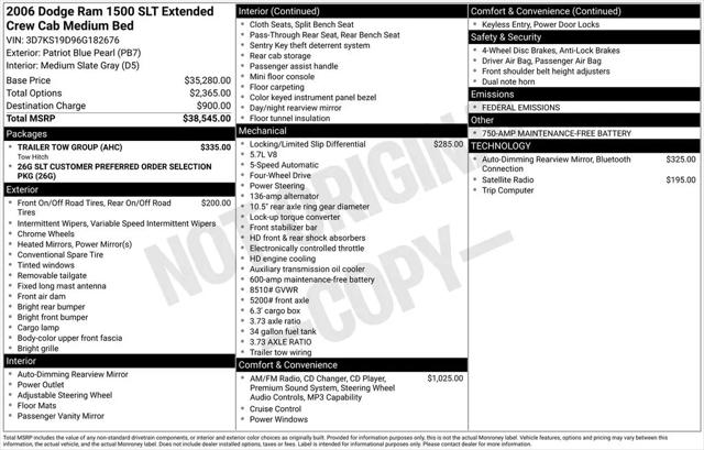 2006 Dodge Ram 1500 SLT