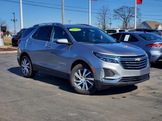 Used 2024 Chevrolet Equinox Premier with VIN 3GNAXNEG4RL129109 for sale in Waterford, MI