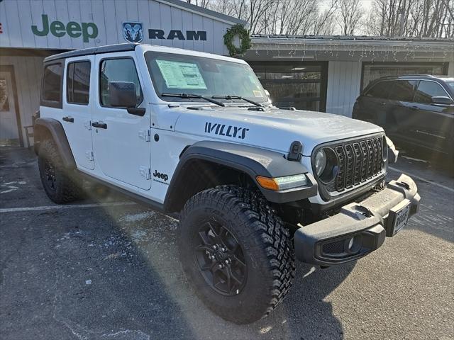 2025 Jeep Wrangler 4-Door Willys 4x4 for sale in Rhinebeck, NY