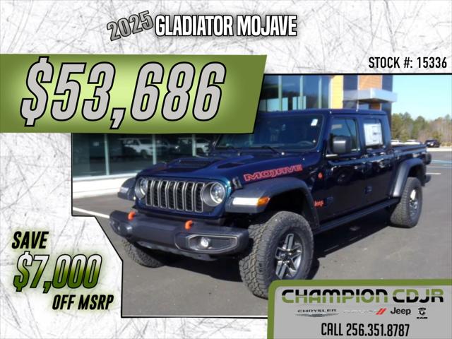 2025 Jeep Gladiator GLADIATOR MOJAVE 4X4 2025 Jeep Gladiator GLADIATOR MOJAVE 4X4