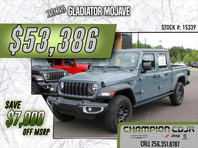 2025 Jeep Gladiator GLADIATOR MOJAVE 4X4 2025 Jeep Gladiator GLADIATOR MOJAVE 4X4