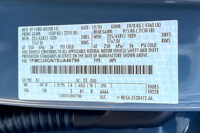 New 2025 Ford Escape For Sale in OLIVE BRANCH, MS