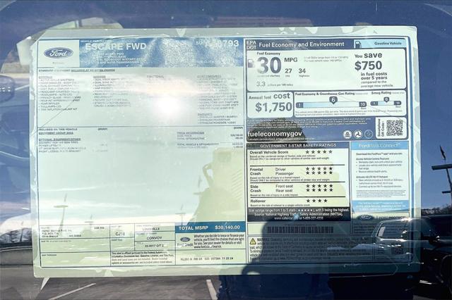 New 2025 Ford Escape For Sale in OLIVE BRANCH, MS