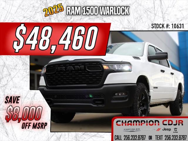 2025 RAM Ram 1500 RAM 1500 WARLOCK CREW CAB 4X4 57 BOX