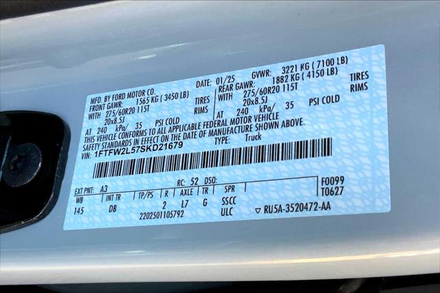 New 2025 Ford F-150 For Sale in Lubbock, TX