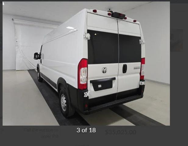 2023 RAM ProMaster 2500 Cargo Van High Roof 159 WB