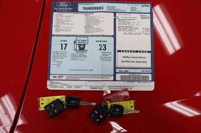 2002 Ford Thunderbird Convertible 2D