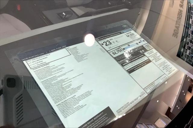 2025 Land Rover Range Rover Velar P250 S