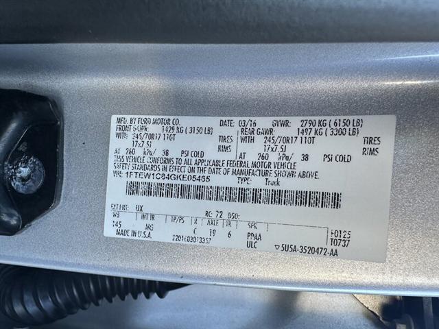 2016 Ford F-150 XLT