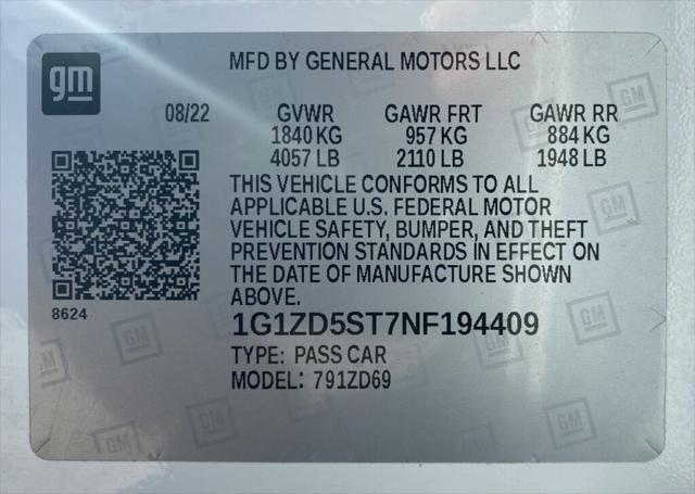 Used 2022 Chevrolet Malibu For Sale in Pikeville, KY