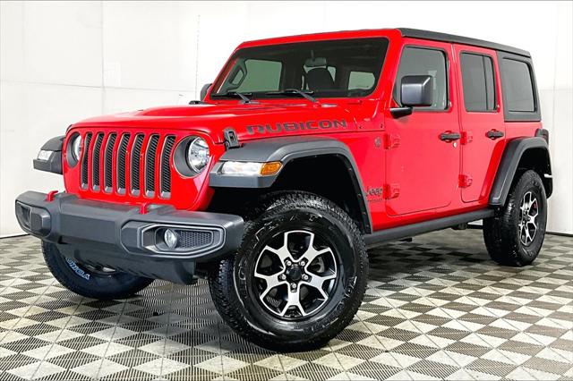 Used 2020 Jeep Wrangler Unlimited Rubicon with VIN 1C4HJXFN7LW321806 for sale in Olive Branch, MS