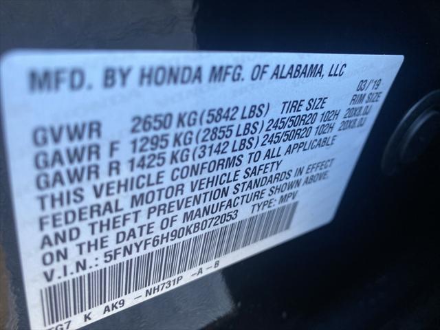 2019 Honda Pilot Touring
