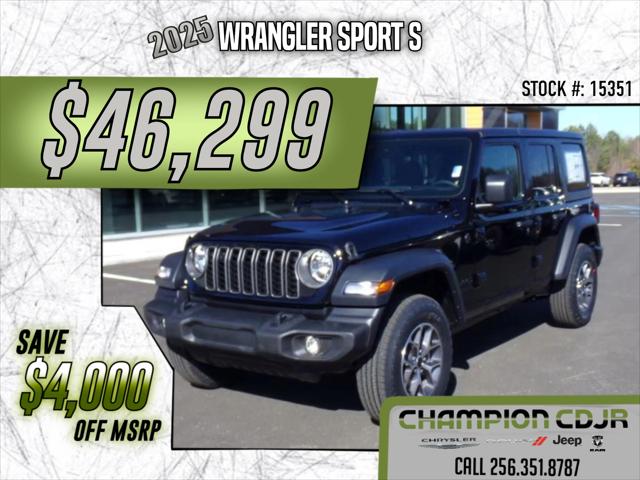 2025 Jeep Wrangler WRANGLER 4-DOOR SPORT S