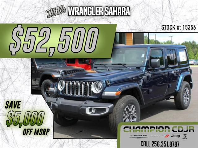 2025 Jeep Wrangler WRANGLER 4-DOOR SAHARA
