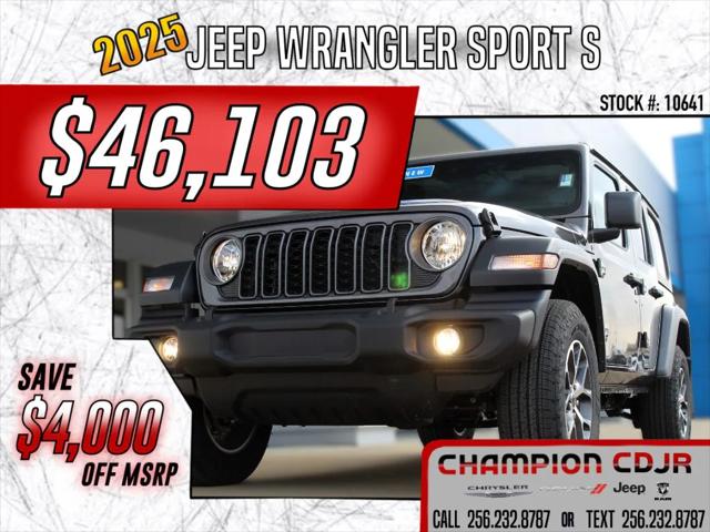 2025 Jeep Wrangler WRANGLER 4-DOOR SPORT S