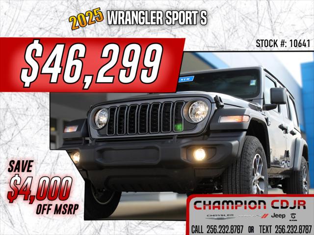 2025 Jeep Wrangler WRANGLER 4-DOOR SPORT S