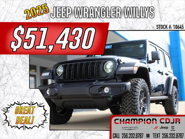 2025 Jeep Wrangler WRANGLER 4-DOOR WILLYS