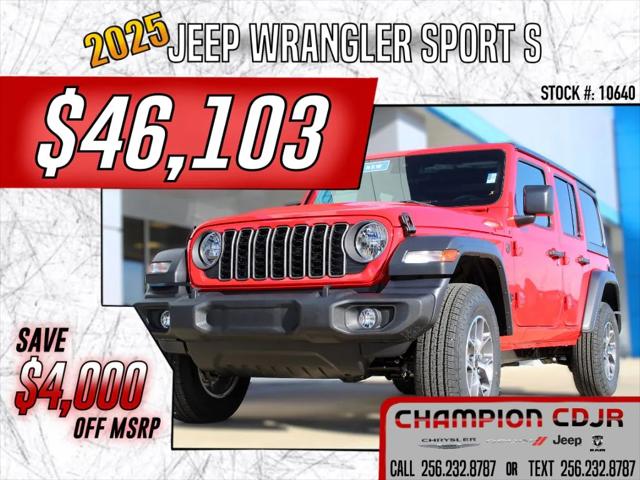 2025 Jeep Wrangler WRANGLER 4-DOOR SPORT S
