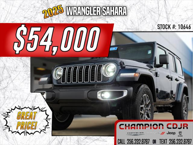 2025 Jeep Wrangler WRANGLER 4-DOOR SAHARA