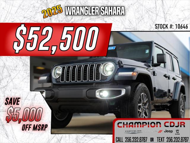 2025 Jeep Wrangler WRANGLER 4-DOOR SAHARA