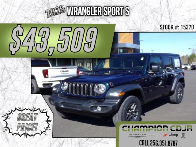 2025 Jeep Wrangler WRANGLER 4-DOOR SPORT S