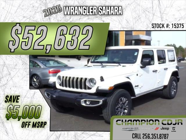 2025 Jeep Wrangler WRANGLER 4-DOOR SAHARA