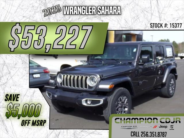 2025 Jeep Wrangler WRANGLER 4-DOOR SAHARA