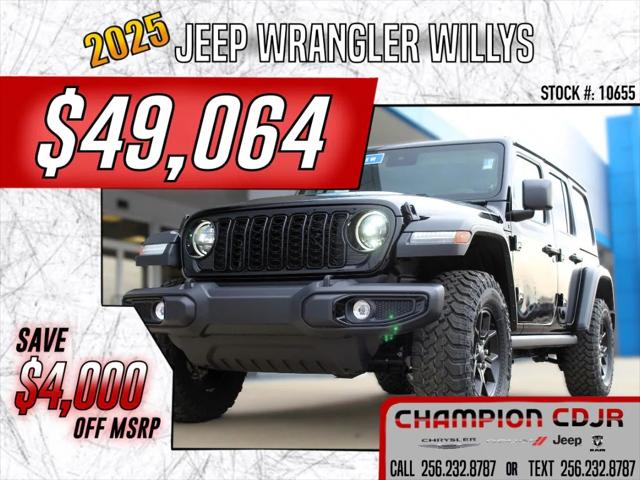 2025 Jeep Wrangler WRANGLER 4-DOOR WILLYS