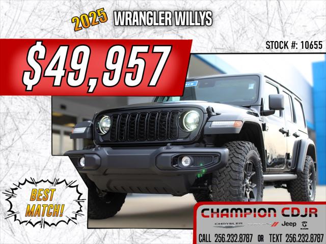 2025 Jeep Wrangler WRANGLER 4-DOOR WILLYS