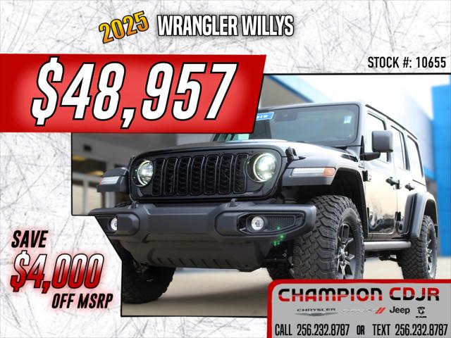 2025 Jeep Wrangler WRANGLER 4-DOOR WILLYS