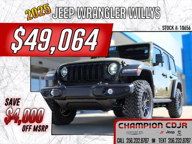 2025 Jeep Wrangler WRANGLER 4-DOOR WILLYS