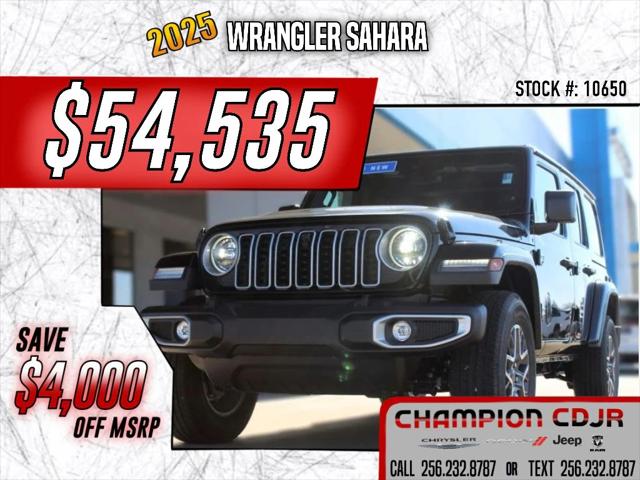 2025 Jeep Wrangler WRANGLER 4-DOOR SAHARA