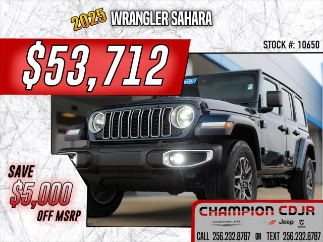 2025 Jeep Wrangler WRANGLER 4-DOOR SAHARA