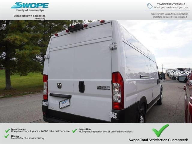 2025 RAM Ram ProMaster RAM PROMASTER 3500 TRADESMAN CARGO VAN HIGH ROOF 159 WB EXT