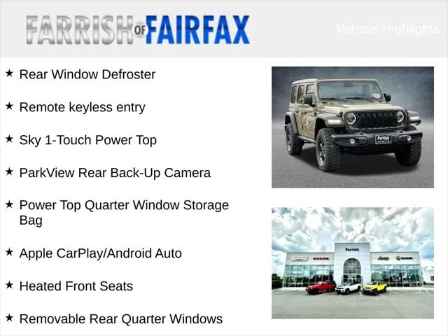 2025 Jeep Wrangler WRANGLER 4-DOOR WILLYS