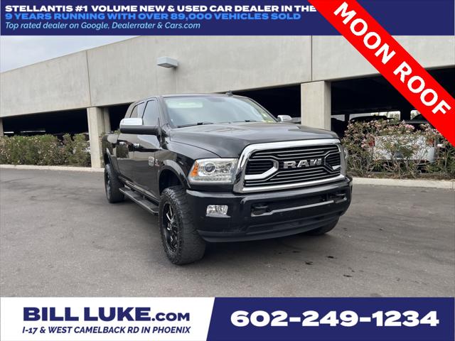 2018 RAM 3500 Laramie Longhorn Mega Cab 4x4 64 Box