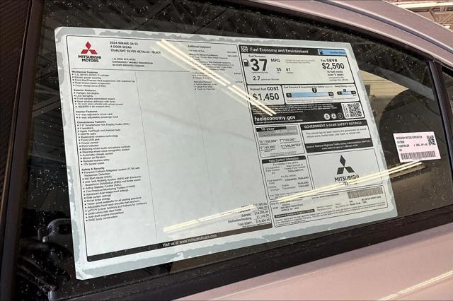 2024 Mitsubishi Mirage G4 ES