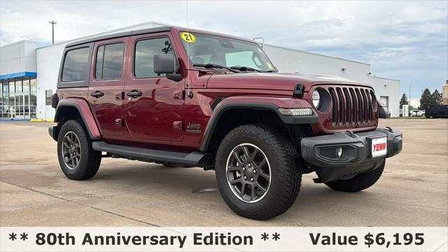 2021 Jeep Wrangler Unlimited 80th Anniversary 4x4